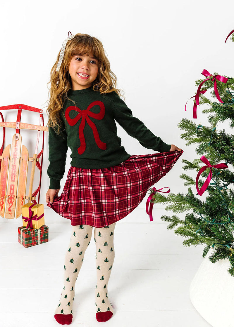 Tree Farm Knit Tights