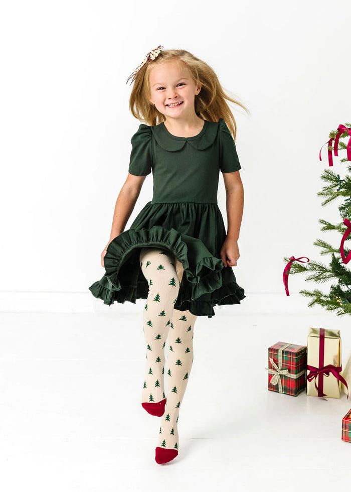 Tree Farm Knit Tights