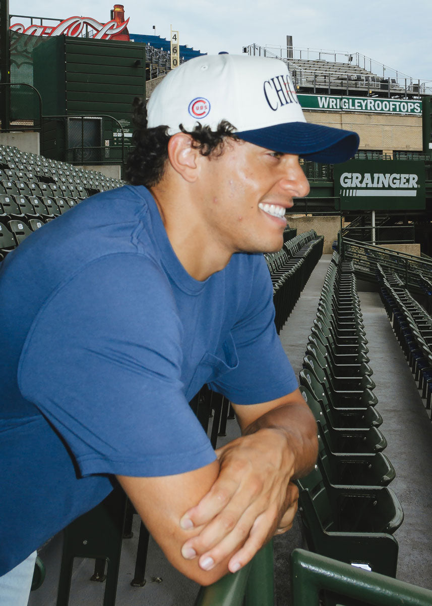 Chicago Cubs Forever Two-Tone Puff Hat - Navy