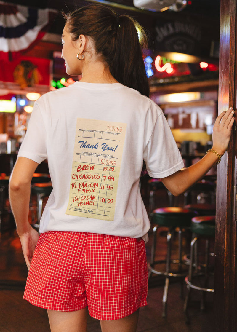 Game Day Receipt Tee