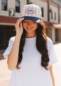 Cubbies Forever & Ever Patch Hat  - Ivory & Navy