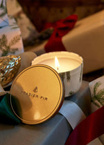 Frasier Fir Candle Tin With Gold Lid