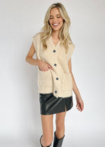 Magaly Sweater Vest - Creme