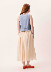 Aqualina Top - Bleu Jean