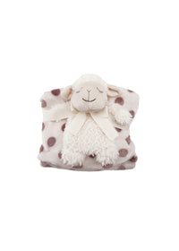 Polka Dot Baby Blanket & Plushie Set