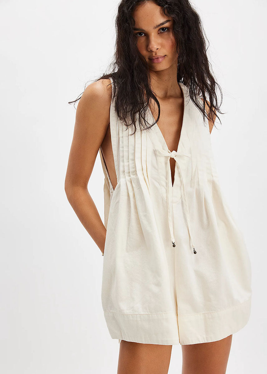 Webster Romper - Ecru Wash
