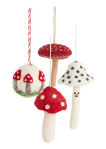 Polka Cap Fungi Ornament