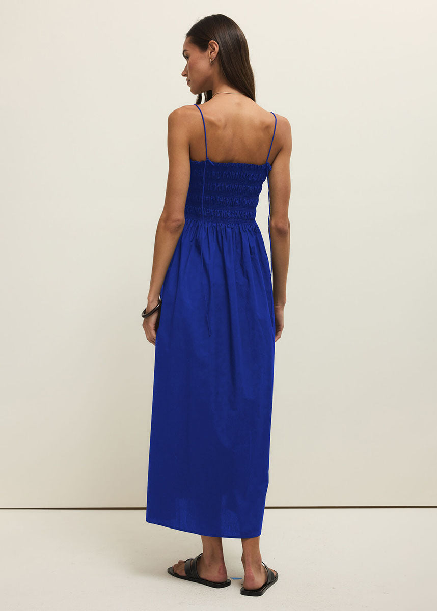 Cornelia Poplin Midi Dress - Nautical