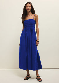 Cornelia Poplin Midi Dress - Nautical