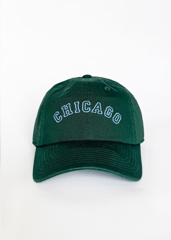 Chicago Arch Dad Hat - Green & Blue