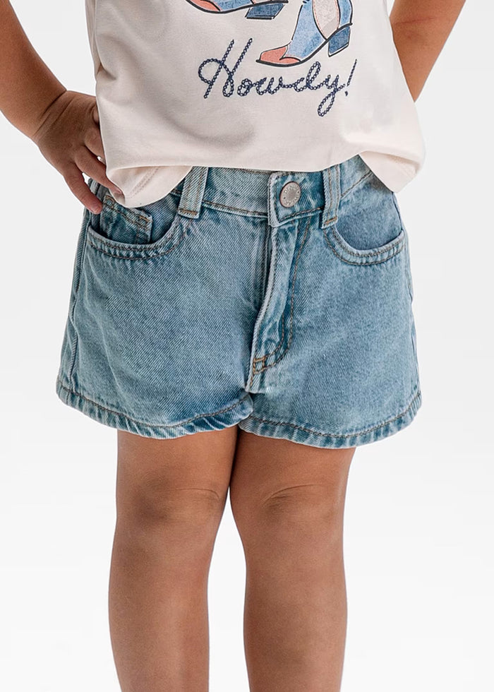 Abigail Denim Shorts - Light