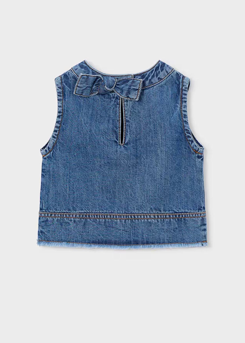 Ellie Denim Top - Dark