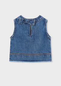 Ellie Denim Top - Dark