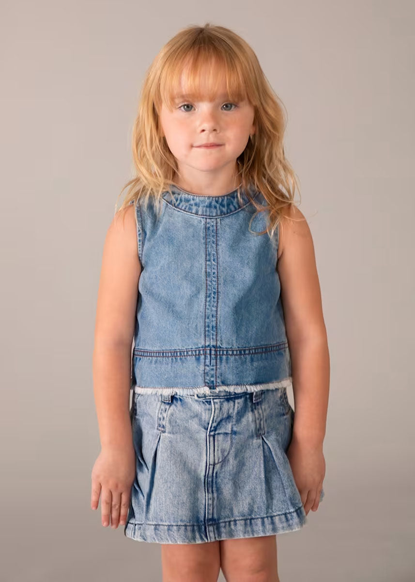 Ellie Denim Top - Light