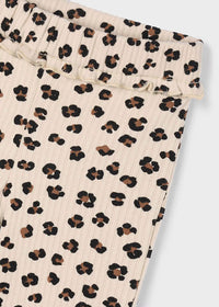 Ellison Rib Knit Flare Leggings - Sand