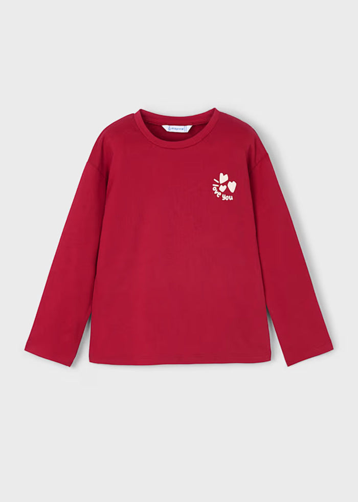 Emma Berry Long Sleeve Tee - Red