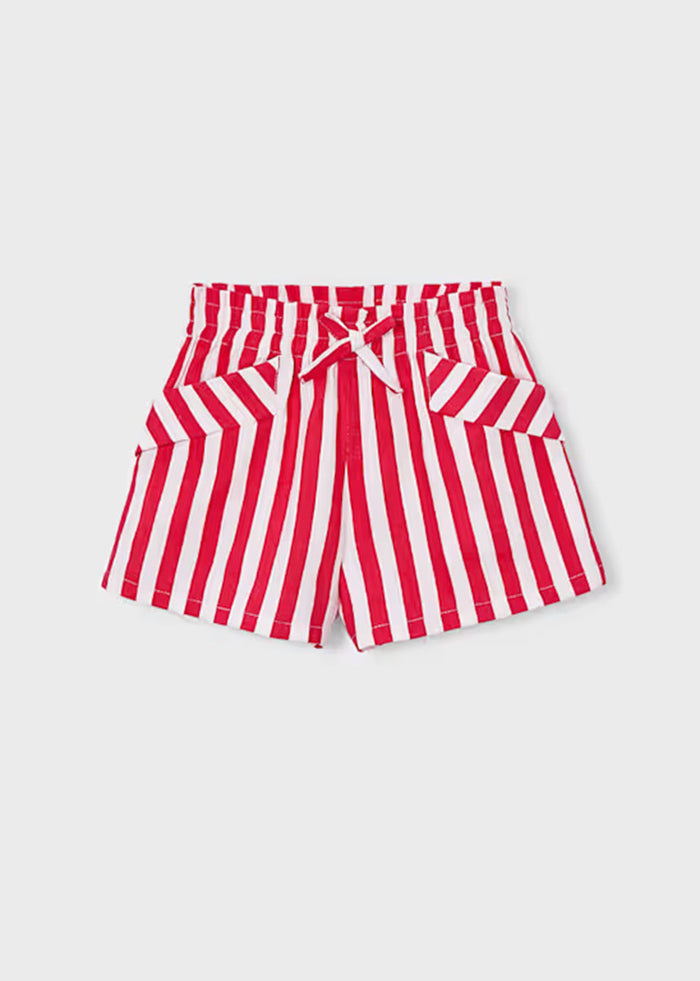 Penn Striped Short - Persimmon