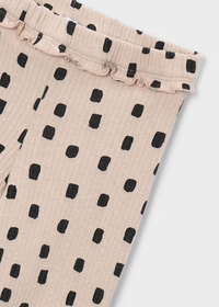 Emilia Ribbed Flare Leggings - Quinoa