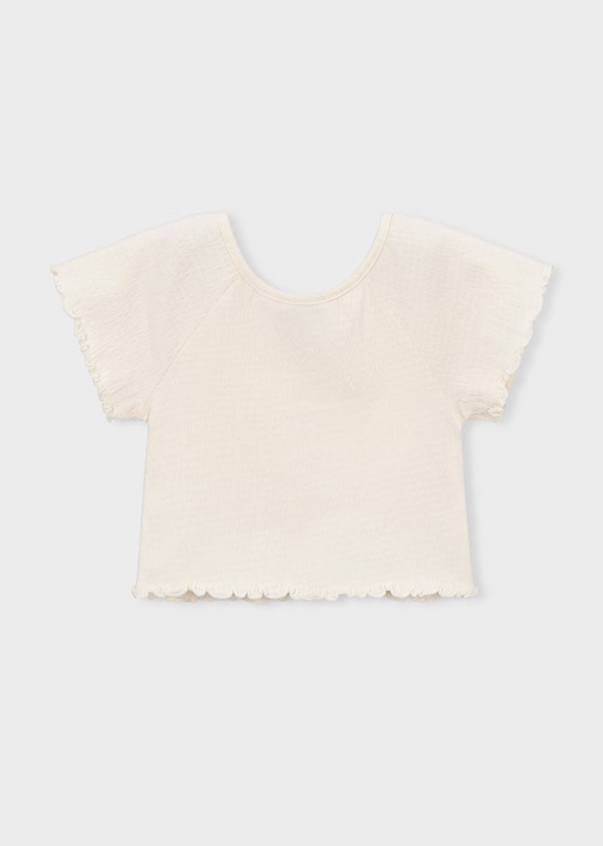 Mackenzie Button Down Top - Bone
