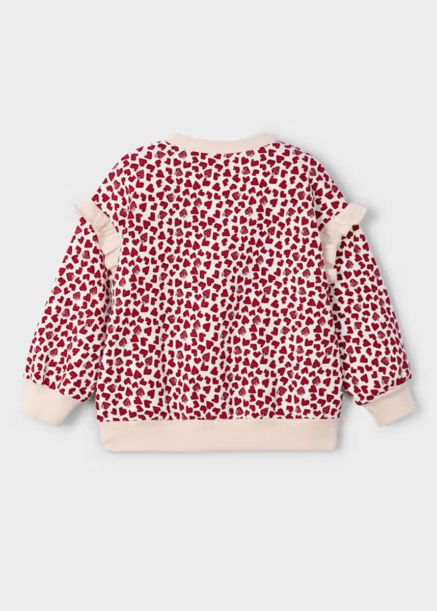 Lettie Ruffle Sleeve Pullover - Almond