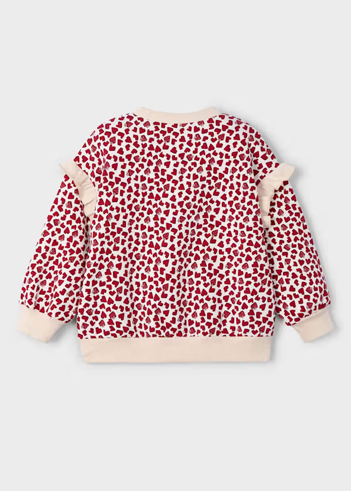 Lettie Ruffle Sleeve Pullover - Almond