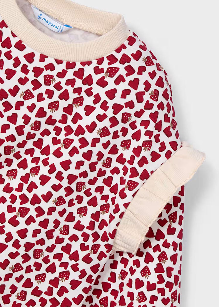 Lettie Ruffle Sleeve Pullover - Almond