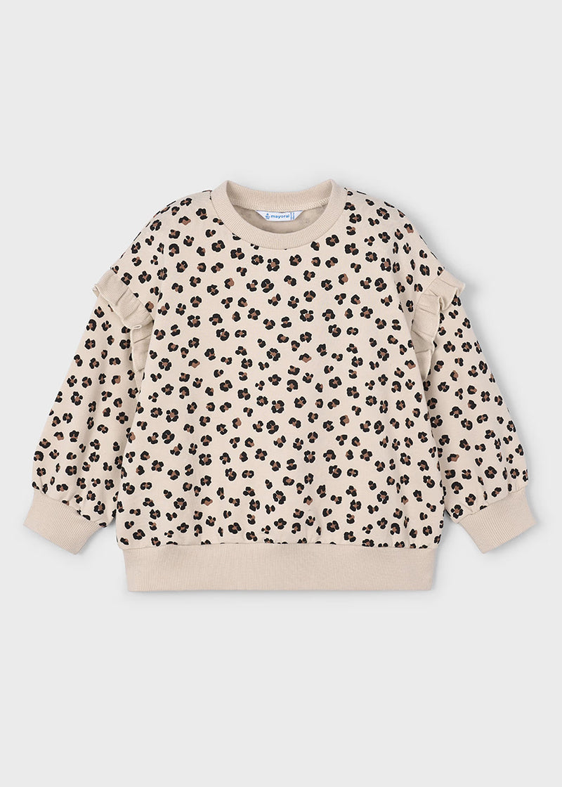 Lettie Ruffle Sleeve Pullover - Sand