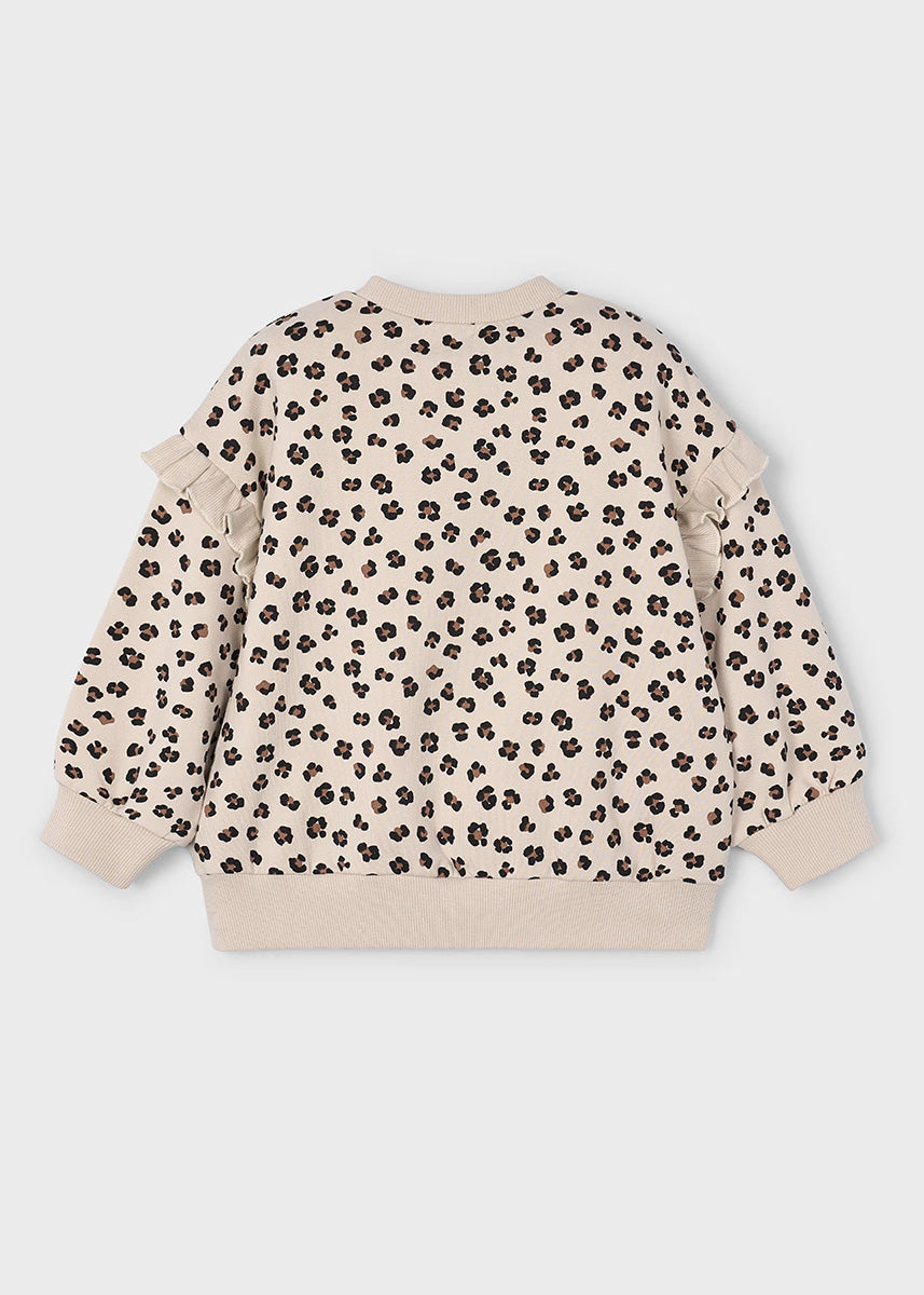 Lettie Ruffle Sleeve Pullover - Sand