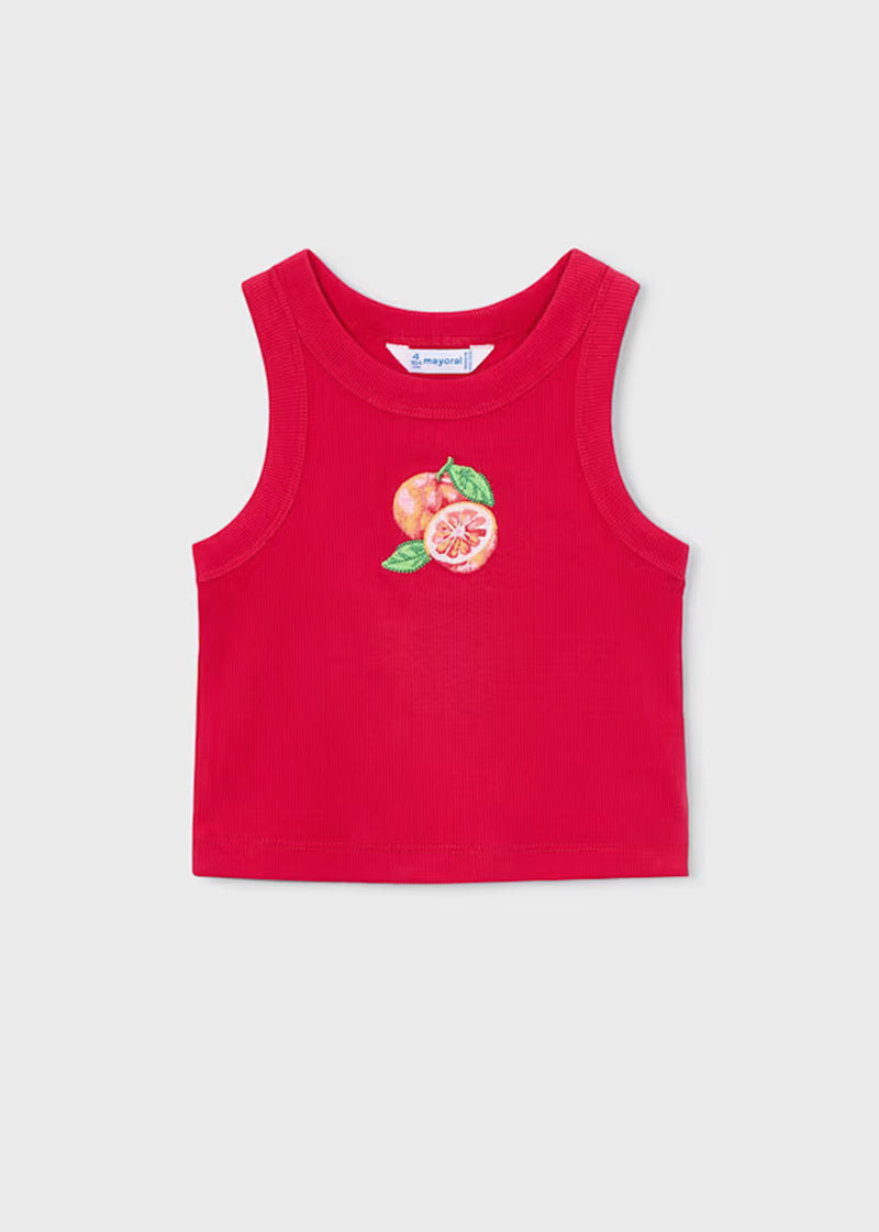 Fruity Tank Top - Persimmon