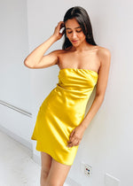 Just Wanna Have Fun Mini Tube Dress - Marigold