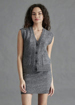 Grayson Sweater Vest - Charcoal Grey