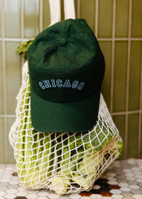 Chicago Arch Dad Hat - Green & Blue