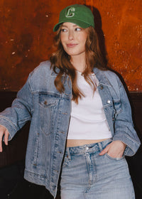 C Is For Chicago Dad Hat - Greenwich Green