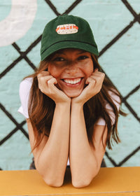 Chi Hot Dog Icon Hat - Dark Green