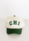 Youth Chi 2-Tone Baseball Cap - Dark Green