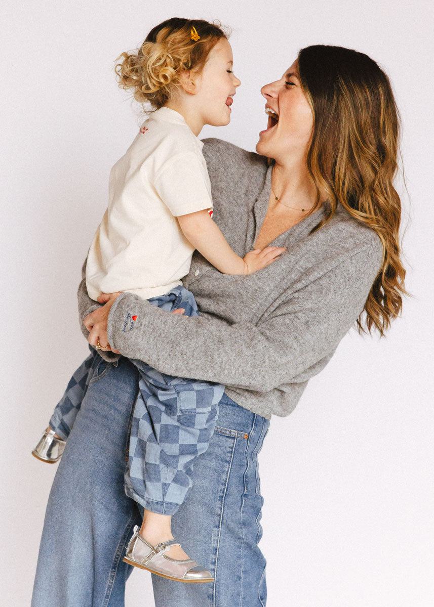 Piper Cardigan - Heather Grey