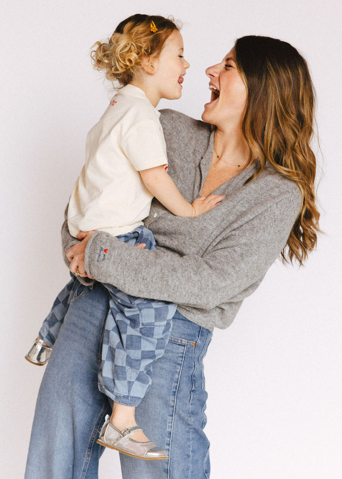 Piper Cardigan - Heather Grey