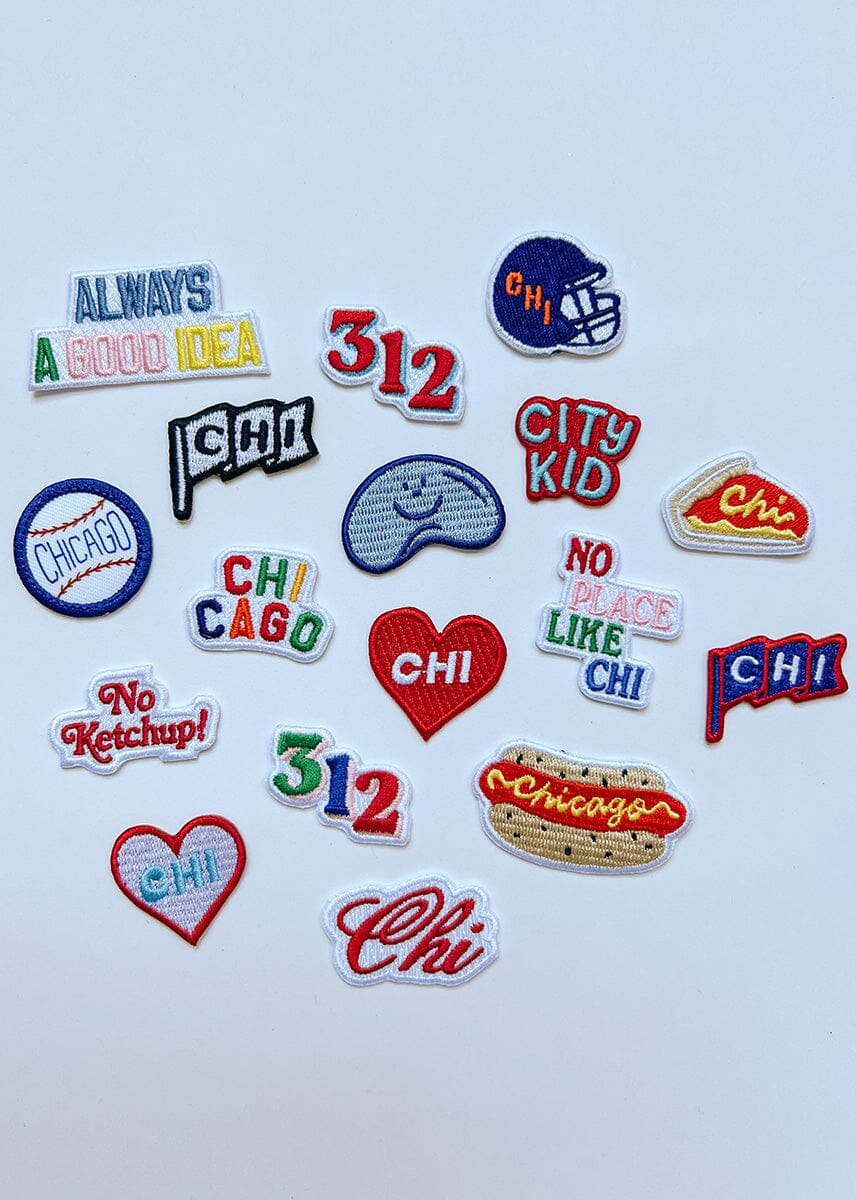 Heart Chi Patch - Blue & Red