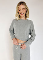 Crop Out Sweatshirt - Classic Heather Grey