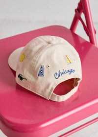 Toddler Chicago Icons Hat - Ivory