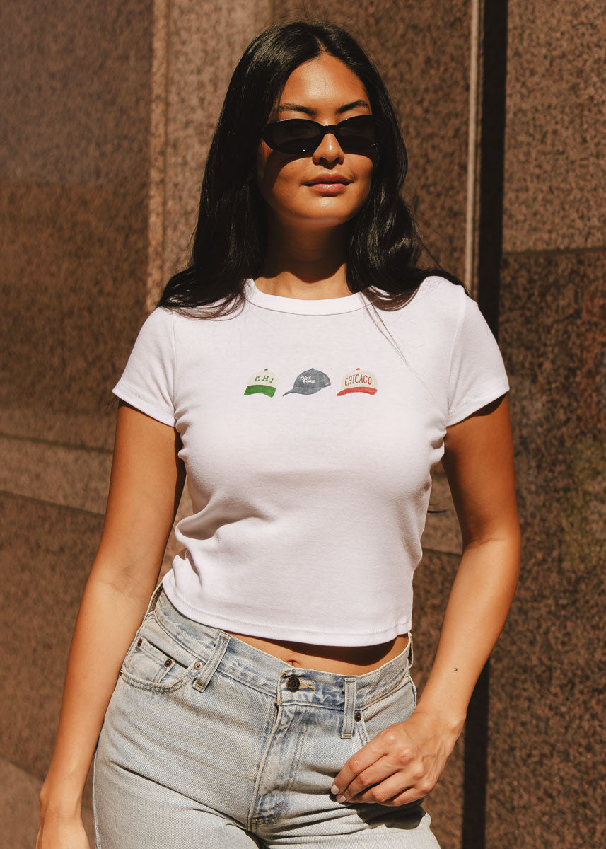 Hats Off To Chicago Baby Tee