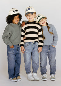 Toddler Chi 2-Tone Baseball Cap - Black