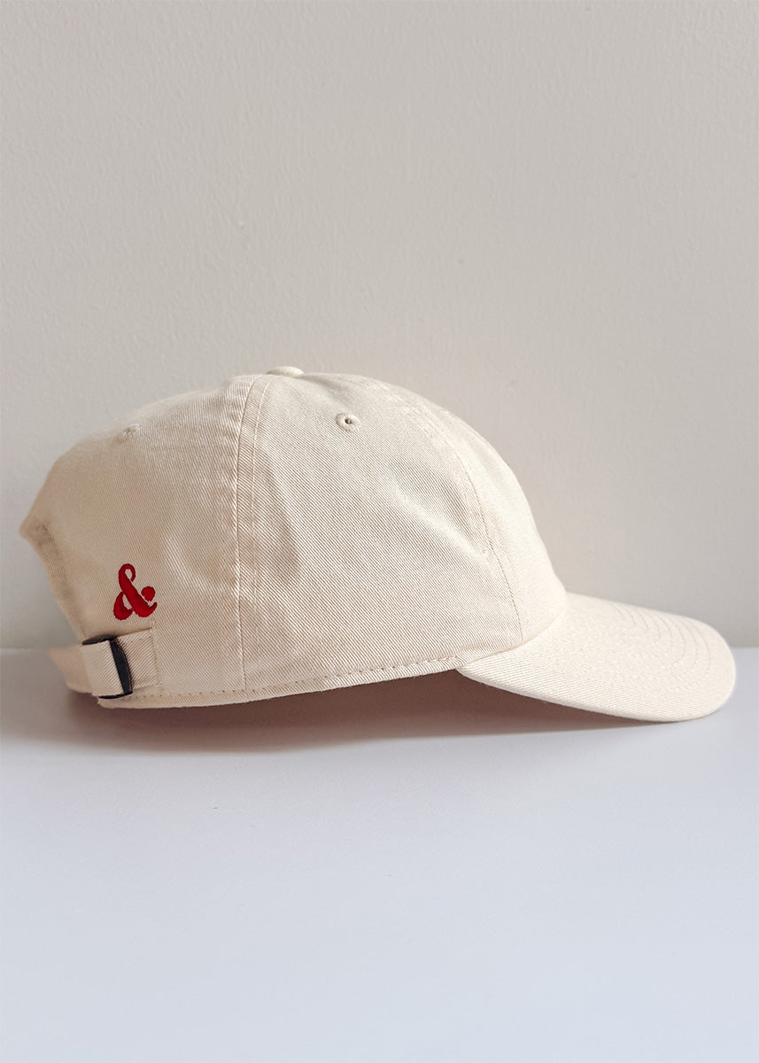 Chi Heart Dad Hat - Ivory