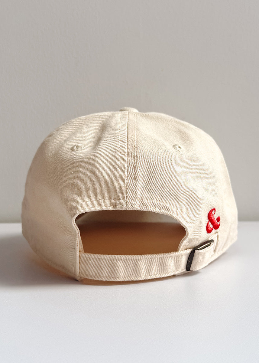 Chi Heart Dad Hat - Ivory
