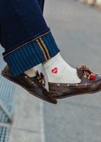 NYC Heart Icon Sock