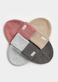 Adult Mad Hatter Ribbed Knit Beanie - Heather Grey