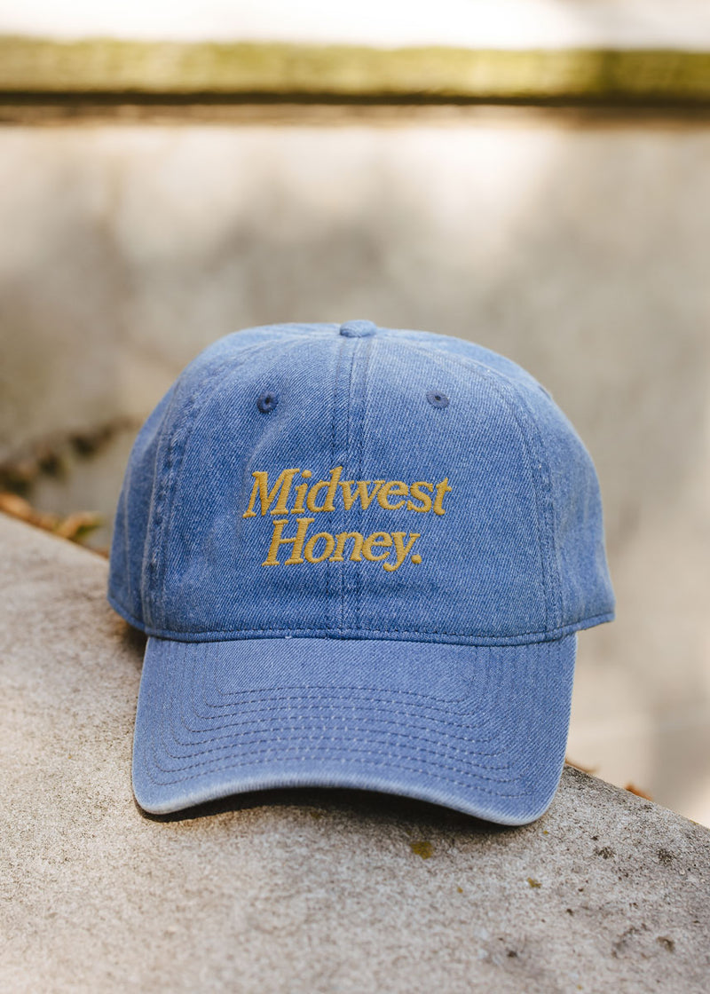 Midwest Honey Dad Hat - Dark Denim