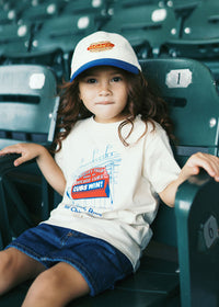 Youth Cubs Hot Dog Two-Tone Hat - Ivory & Royal