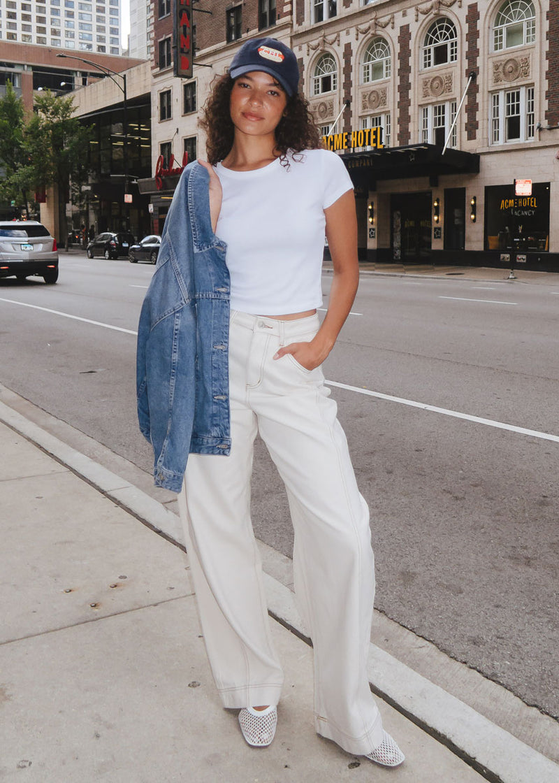 Chi Hot Dog Icon Hat - Navy