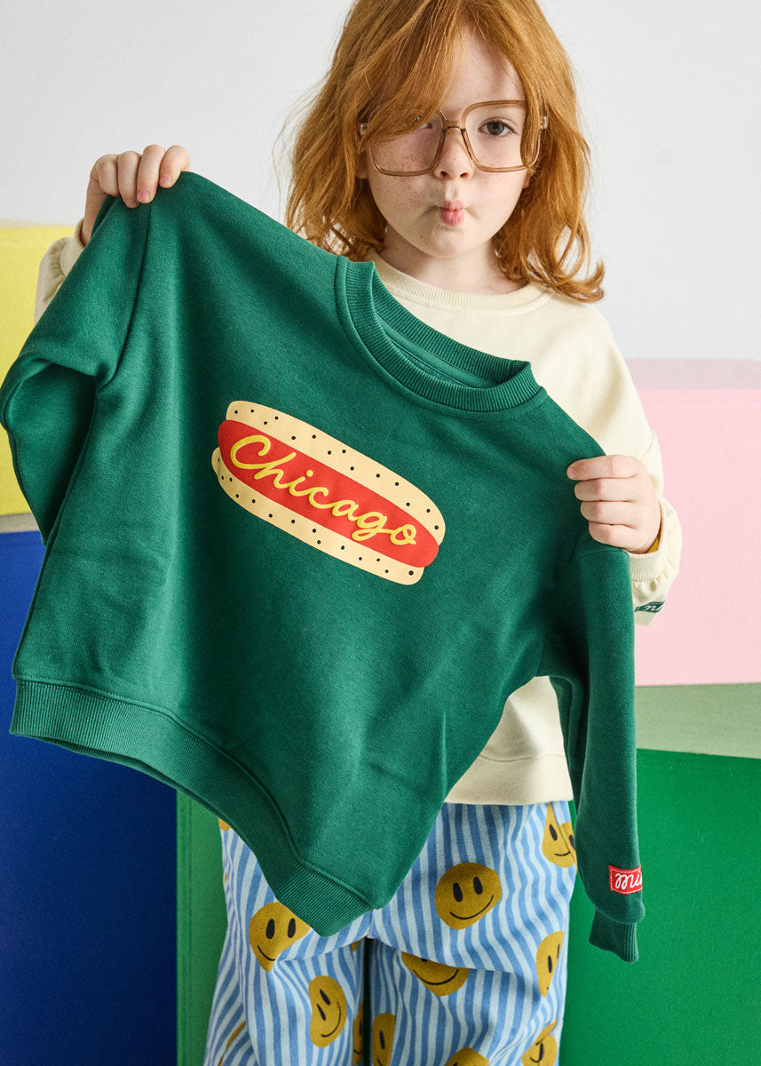Chicago Hot Dog Oversized Sweatshirt